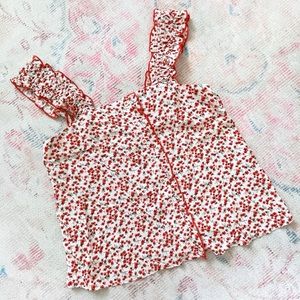 Topshop Cami Top in Ditsy Floral